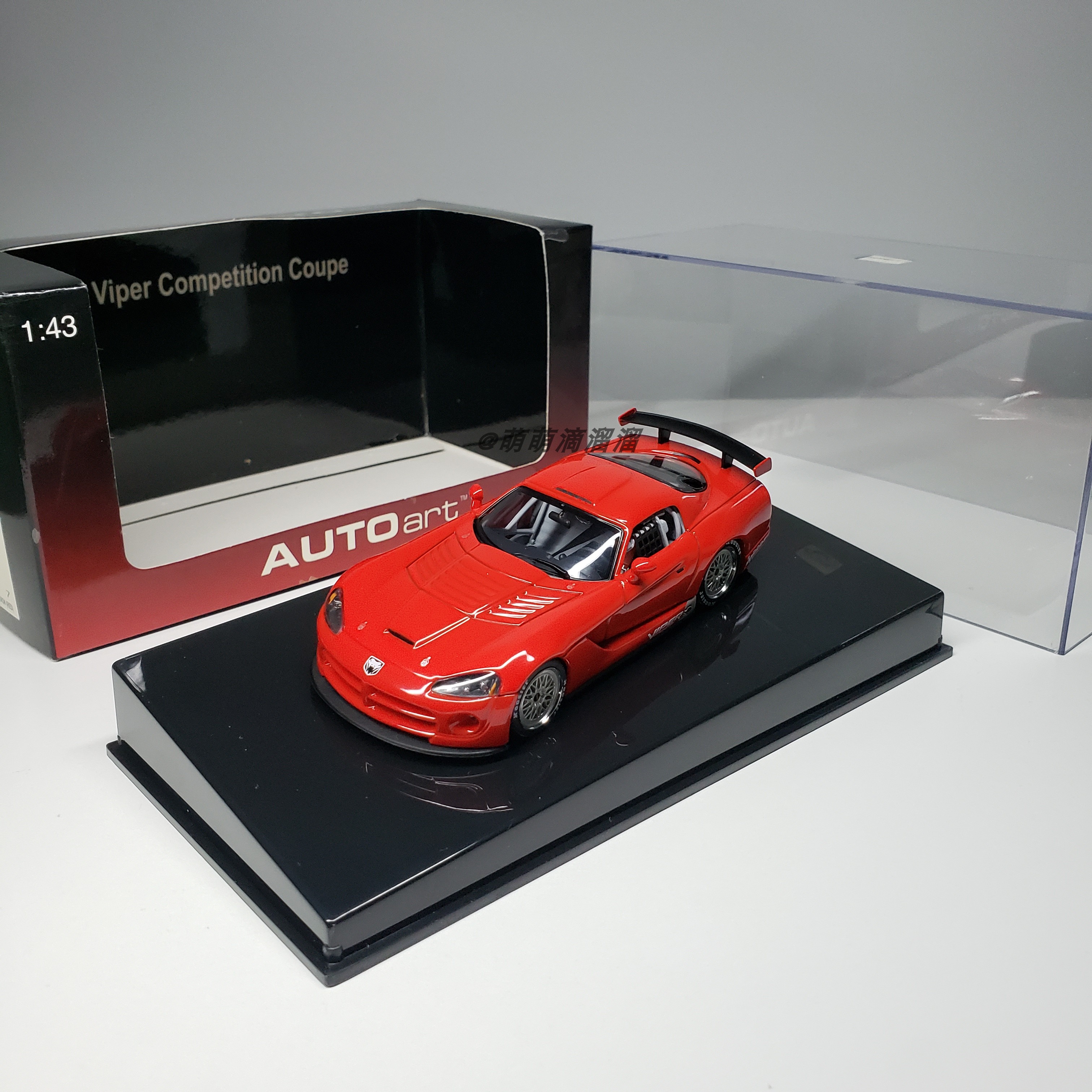 Autoart/奥拓 1:43 道奇 Dodge 蝰蛇 Viper SRT 合金车模玩具礼物 - 图0