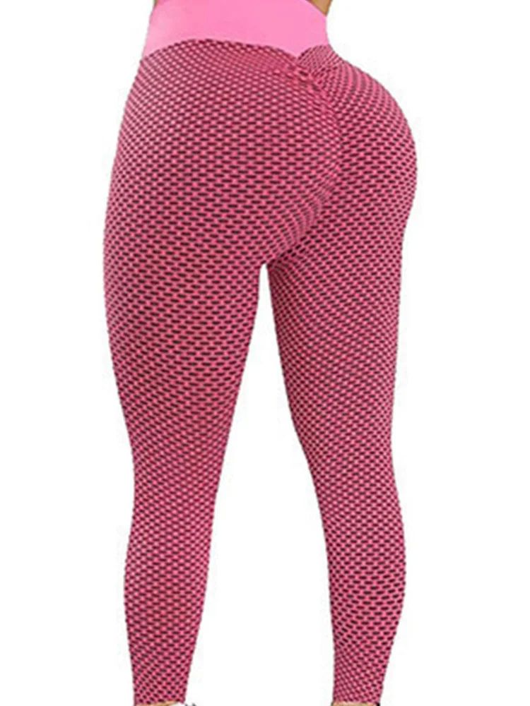 Women Yoga Pants Sports Leggings Sportswear Stretchy Fitness - 图3