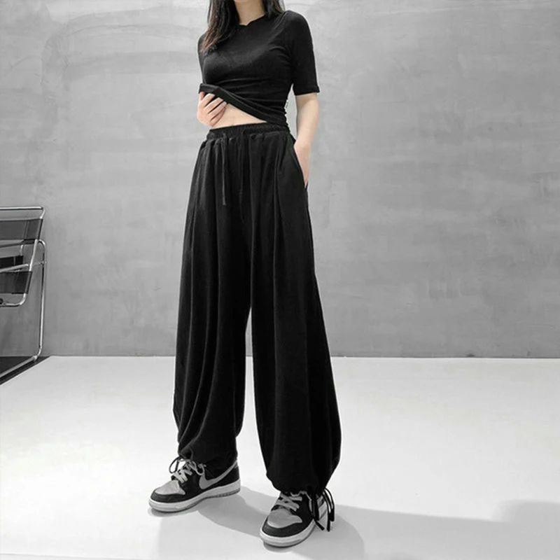 Summer Oversized Sweatpants Women High Waist Baggy Jogger Wi - 图3