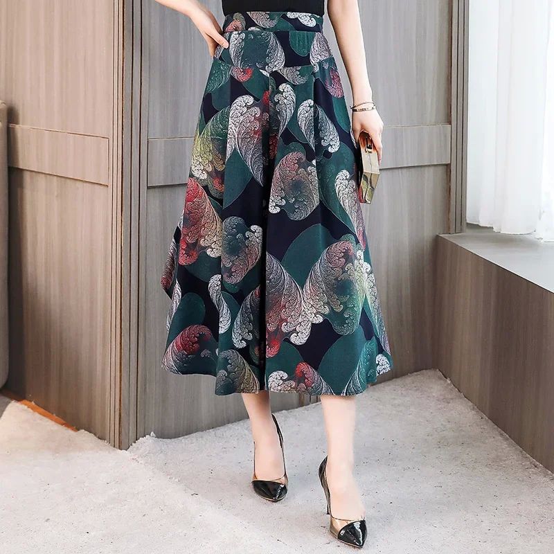 2024 New Summer Wide Leg Pants Women High Quality Loose Bohe - 图0