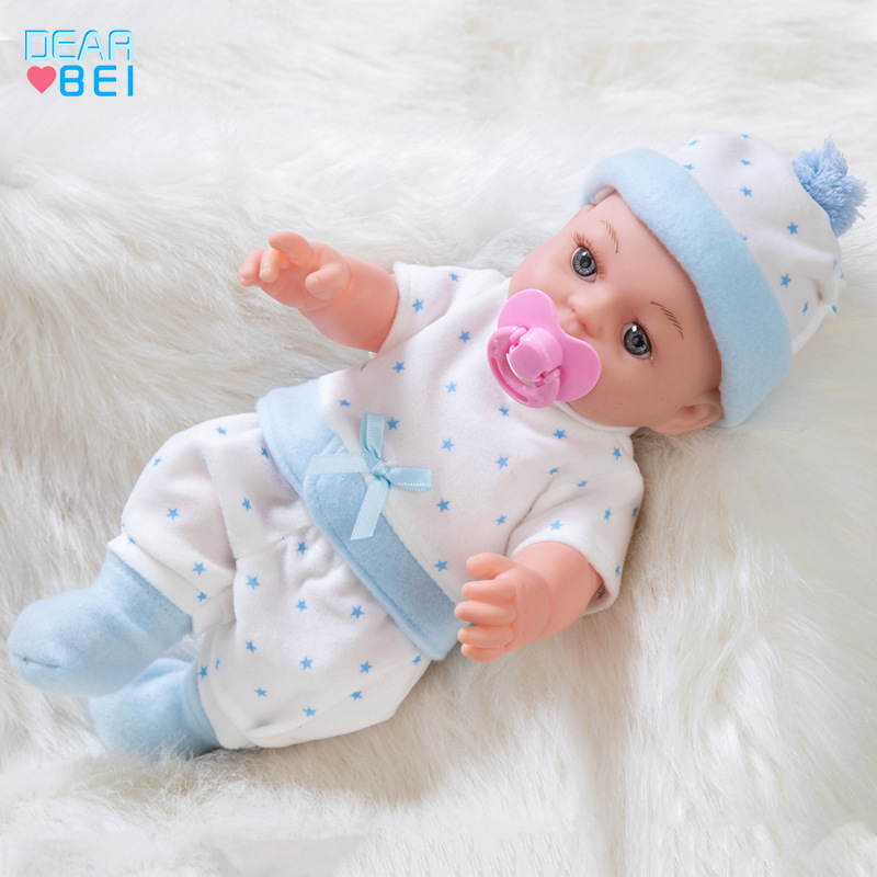 30cm rebirth doll 12 inch simulation baby doll vinyl doll do - 图0