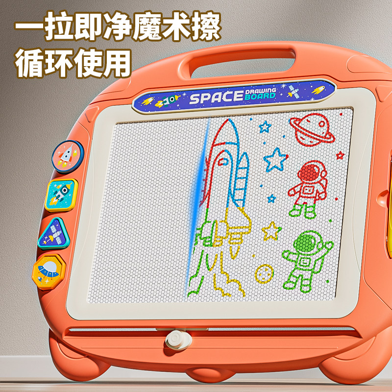 儿童画板家用婴幼儿磁性力可消除的擦写字板1岁宝宝2涂鸦画画玩具,淘宝优惠券,粉丝福利购,淘宝优惠卷
