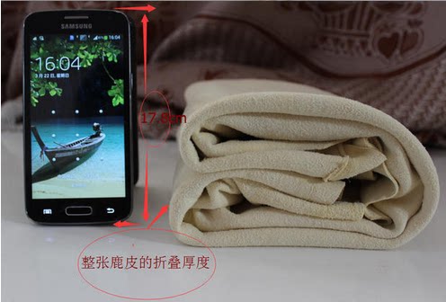 鹿皮巾真皮擦车巾不留痕吸水麂皮巾鸡皮布鹿皮抹布洗车巾麂皮玻璃 - 图0