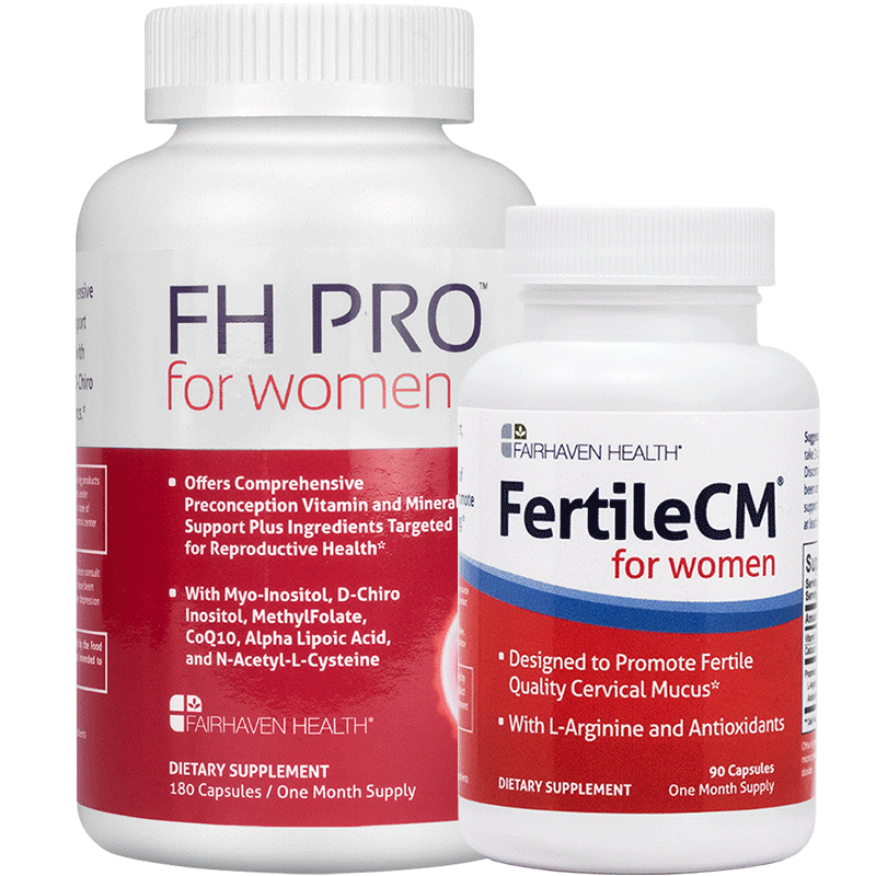 子宫康富喜宝试管组合装myo胆碱 FAIRHAVENHEALTH海外旗舰复合维生素/矿物质