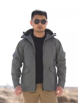 Governing Officer Outdoor Defenders Tactical Wind Clothing Windproof waterproof and abrasion resistant Assault Machine Clothing Mens Single Floor Autumn Winter Jacket