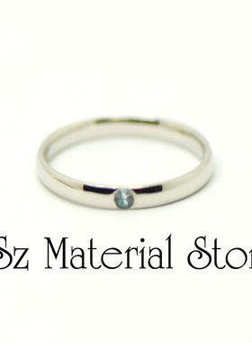 【dsz】1-6月纯银微镶诞生石