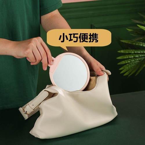 高清折叠手持化妆镜子梳妆镜学生少女网红台式便携宿舍随手美妆镜 - 图3