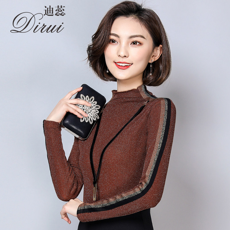 长袖加厚t恤女秋衣2020新款打底衫 迪蕊T恤