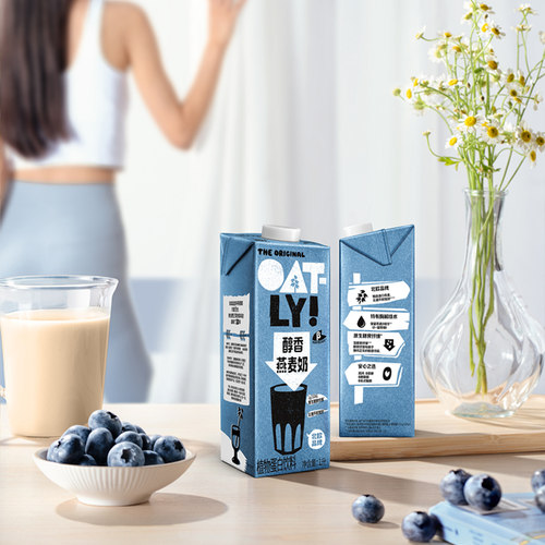 OATLY原味醇香燕麦奶 家庭装早餐奶低脂植物蛋白饮料整箱 - 图0