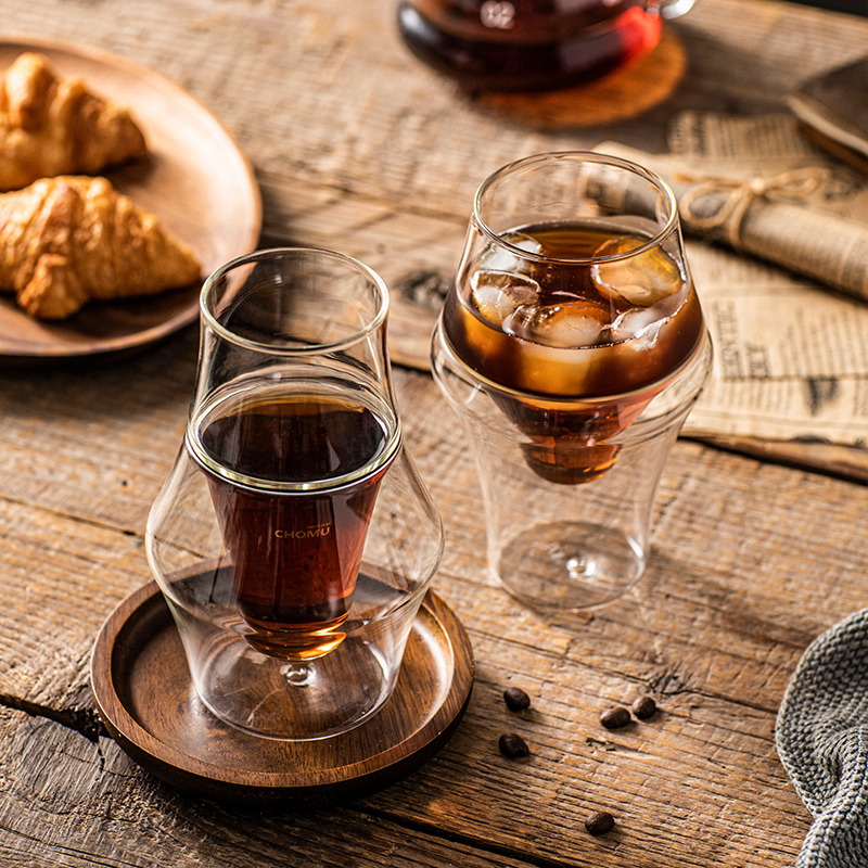 手冲咖啡杯250ml品鉴杯双层闻香品香杯单品分享杯小容量玻璃杯子 - 图2