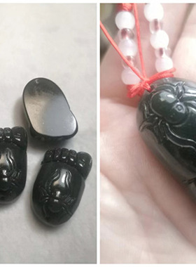 脚丫知足常乐泰山玉碧玉