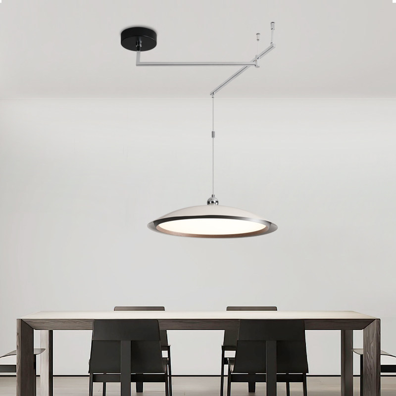 GDLED【遥月】餐厅饭厅复古奶油风摇臂护眼吊灯普瑞灯珠隔离驱动,淘宝优惠券,粉丝福利购,淘宝优惠卷