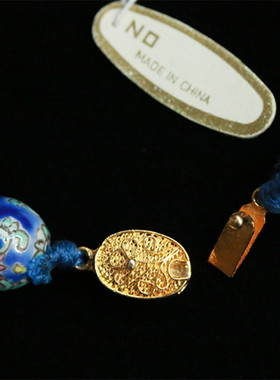 海外回流北京粉彩项链