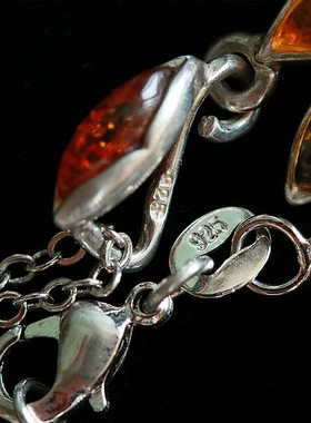 欧洲镶嵌全天然太阳花吊坠送925