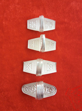 银戒指索玛花大凉山手工艺品