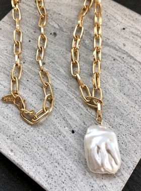 【芝麻芒果】美单Ettika塑料珠两款入镀18k项链