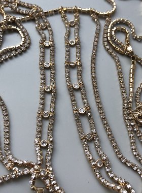 美单Ettika水钻欧美小夸张身体链