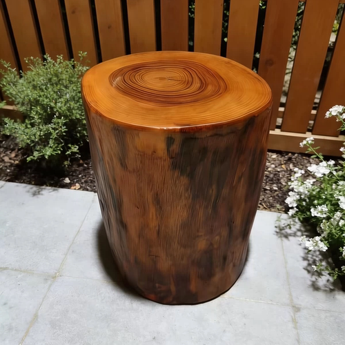 香樟木墩树墩凳子实木墩子根雕原木树桩木桩底座茶几茶桌圆木凳子 - 图0