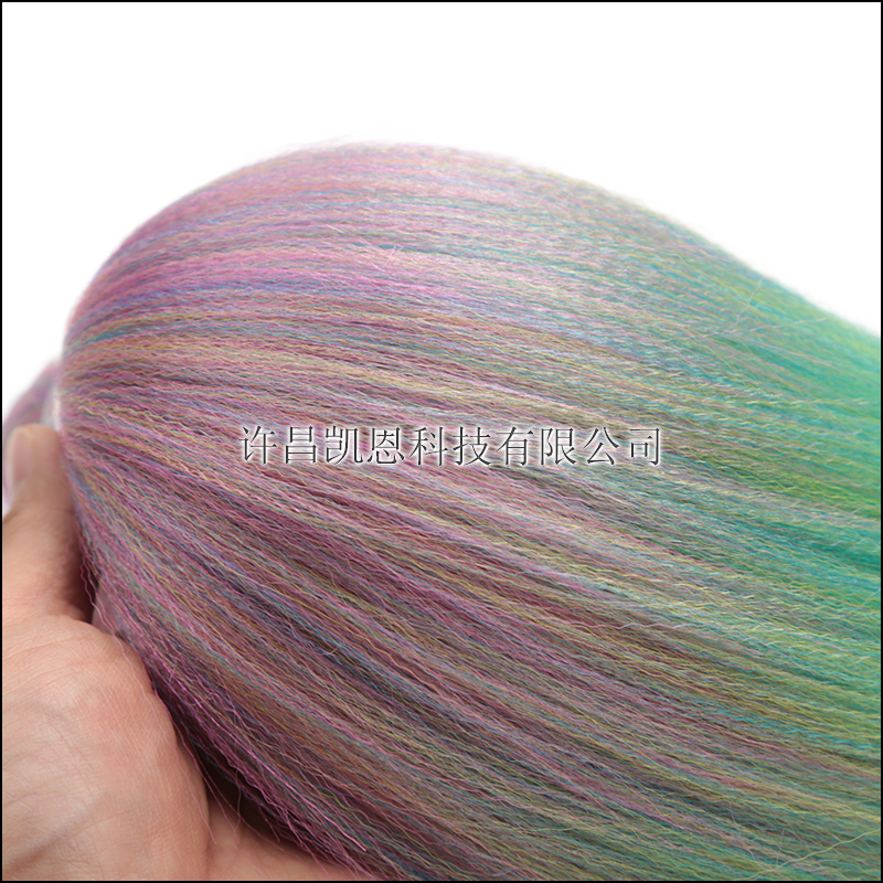 彩色化纤接发大辫子 EZ BRAID 66 cm 低温阻燃热水定型 欧美假发 - 图3