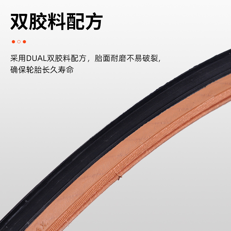 CST正新轮胎700×25C公路车黄边胎复古防刺旅行钢丝胎 - 图1