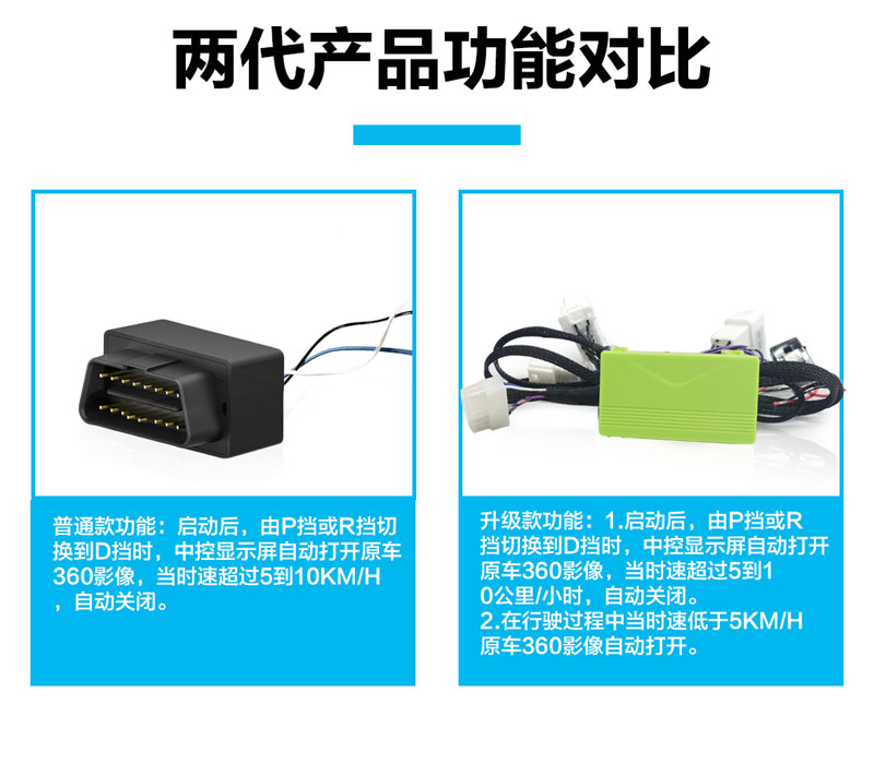 适用于日产新奇骏新逍客360前视全景影像摄像头智能自动开启辅助-图1