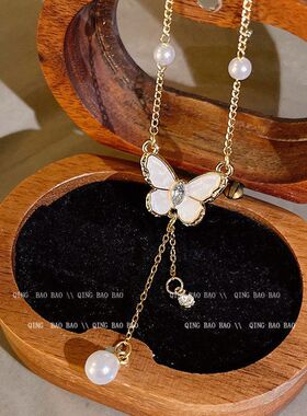 吊坠轻奢珍珠高级感韩系女小众