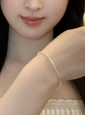 小众设计感手饰花法式精致手环