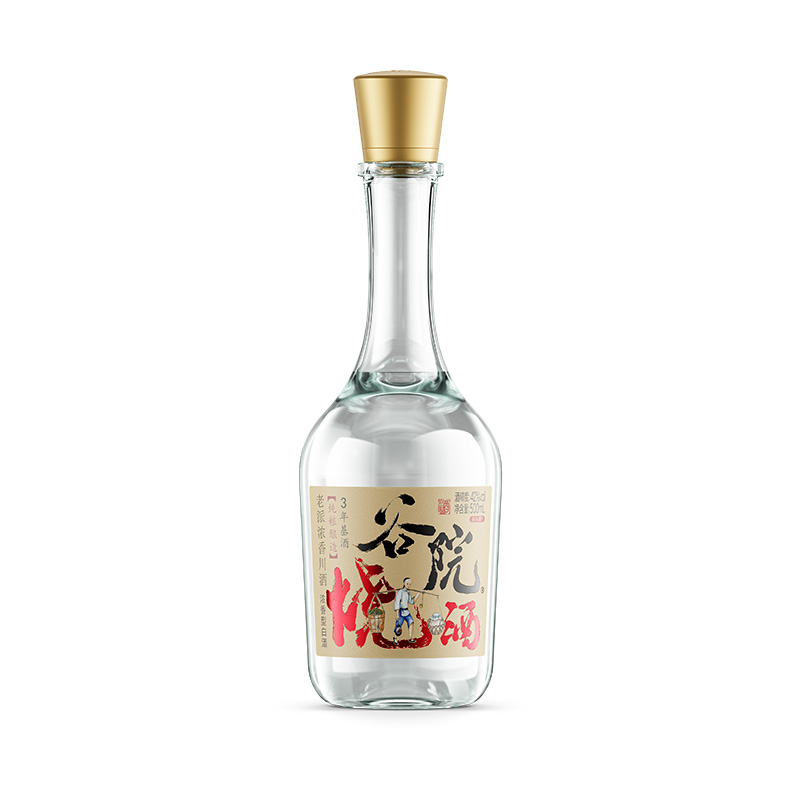 谷小酒谷院烧酒浓香型白酒500ml