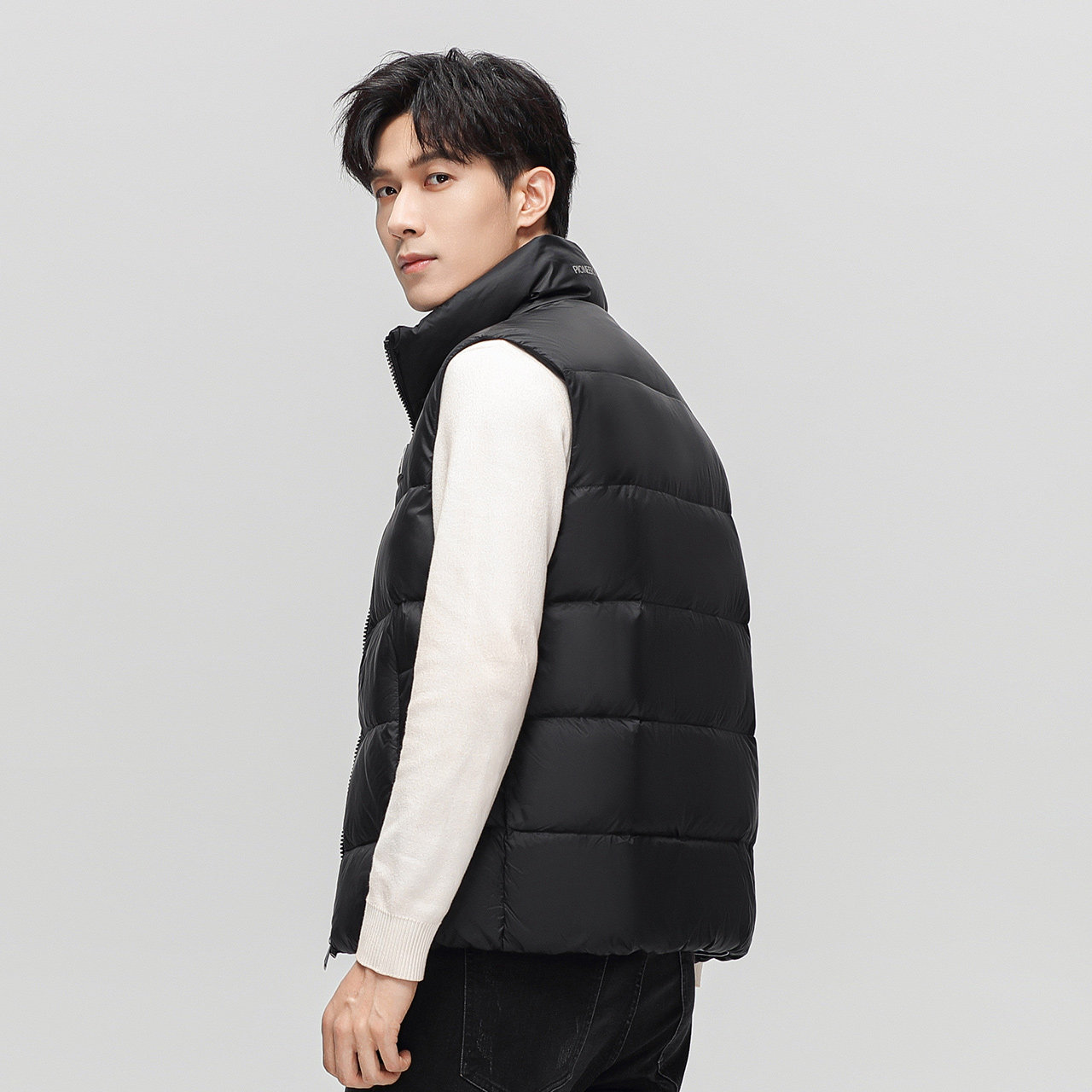 雪中飞冬新款冬季外穿轻薄立领羽绒马甲外套潮无袖坎肩男,淘宝优惠券,粉丝福利购,淘宝优惠卷