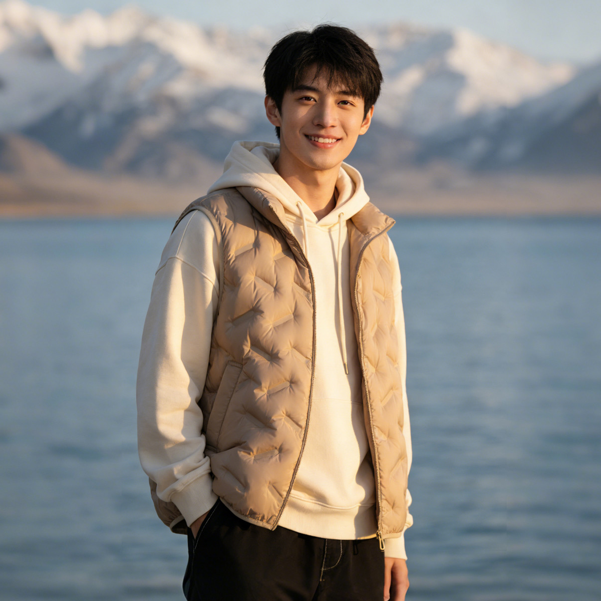 雪中飞2025冬新款男女同款立领羽绒马甲背心时尚休闲户外外穿,淘宝优惠券,粉丝福利购,淘宝优惠卷