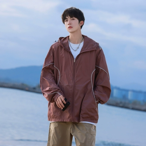 Летняя модная одежда для защиты от солнца подходит для мужчин и женщин, защита от ультрафиолета, свободный крой