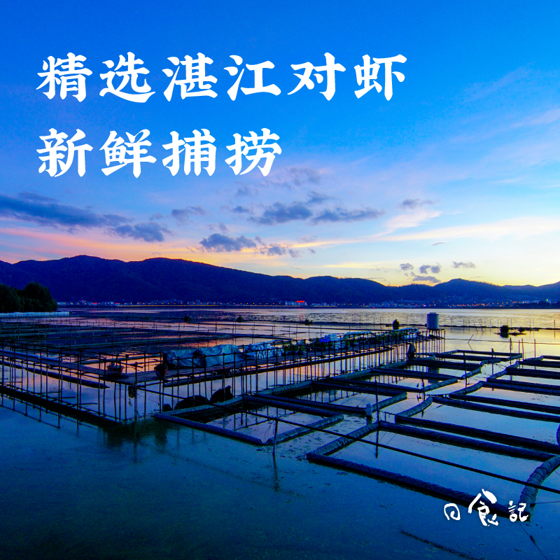 日食记大黄鲜森大青虾仁鲜冻低脂青虾仁去虾线冰冻鲜活速冷冻虾肉