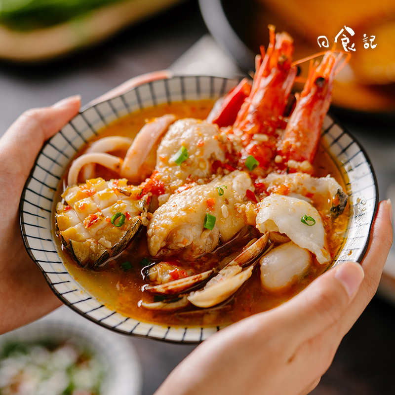 日食记糟粕醋火锅底料海南风味酸辣汤底火锅料底料调味料包300g - 图0