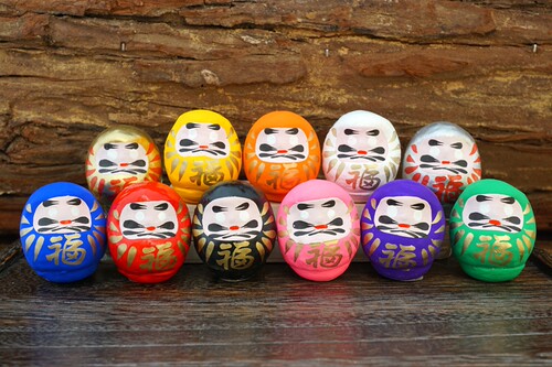 日本摆件浅草寺开店开业镇宅高崎达摩办公桌家居摆件年会新年礼物 - 图2