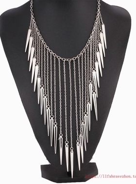 铆钉链条女性项链首饰 chain rivet necklaces women jewelry