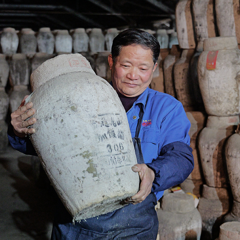 帅农鸟哥手工原酒 古越龙山2010年绍兴黄酒 加饭酒花雕500ml*2瓶 - 图0