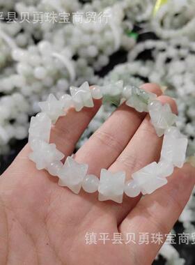 厂家金丝玉天山翠冰翠雪翠星珠款手链手串