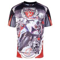 New Man Island Tt Runway Champion Jersey Racing T-shirt Motorcycle Summer Speed Dry Breathable Short Sleeve Locomotive Culture Cardigan