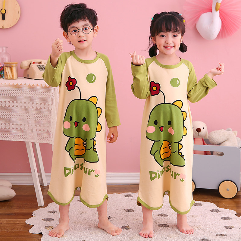 儿童连体春秋季长袖男童连体衣睡衣 佰媛琪睡衣/家居服套装