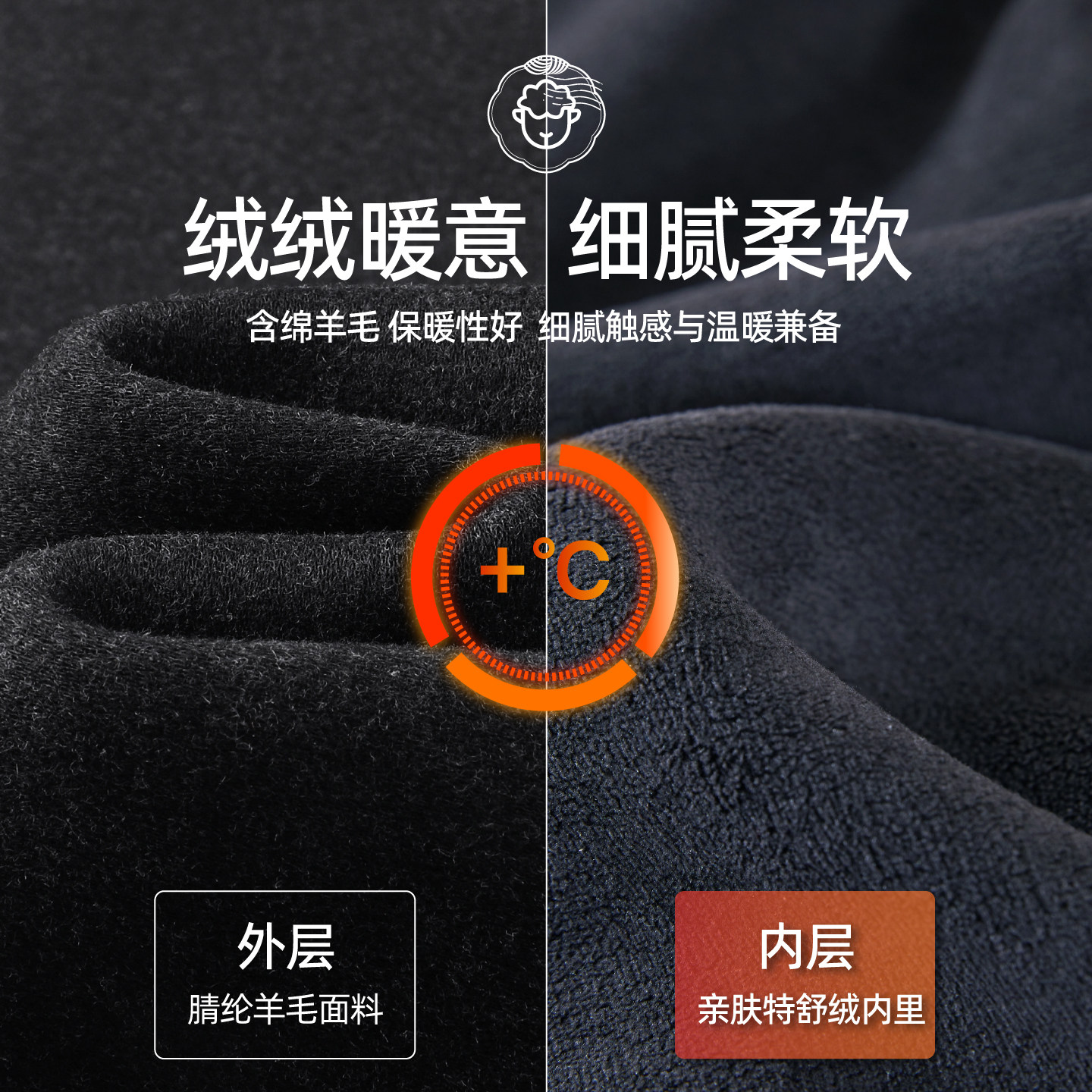 逸阳显瘦九分加绒阔腿裤2025年冬季遮肉显瘦羊毛呢宽松直筒裤通勤,淘宝优惠券,粉丝福利购,淘宝优惠卷