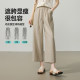 Yiyang ບາງ slimming ແຄບ ເກົ້າ ຈຸດ linen pants harem
