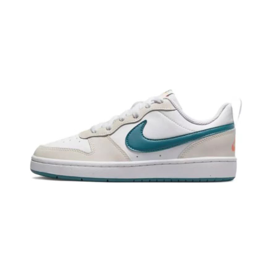 5Nike Court Low 2 GS 白蓝 女复古潮流低帮运动板鞋 BQ5448-017,淘宝优惠券,粉丝福利购,淘宝优惠卷