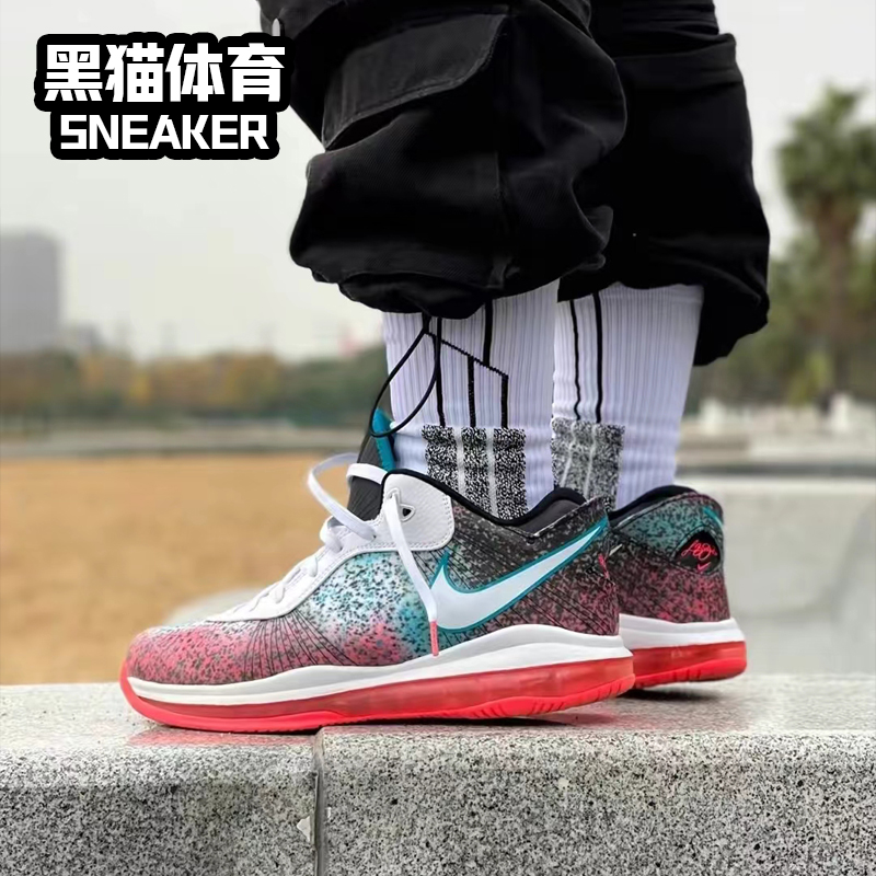 Nike LeBron 8詹姆斯8男子实战缓震高帮篮球鞋 CV1750-400-图0