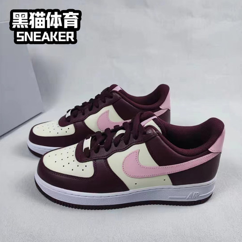 Nike Air Force 1 AF1 红白 男女低帮空军一号板鞋 FD9925-161 - 图0