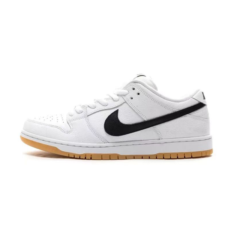 Nike Dunk SB Low 白黑 男女低帮复古休闲运动板鞋 CD2563-101 - 图3