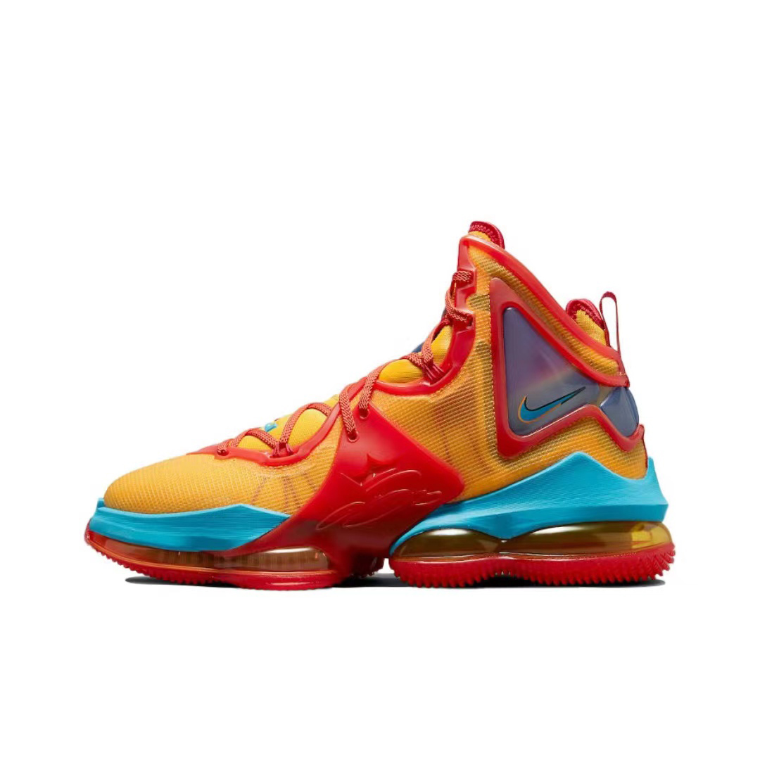 Nike LeBron 19 詹姆斯19黑红气垫男子高帮实战篮球鞋 DC9340-001 - 图3