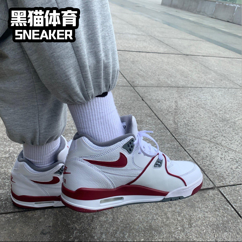 耐克Nike Air Flight 89 AJ4兄弟款复古实战男子篮球鞋DD1173-100 - 图0