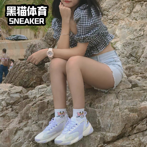 Nike Zoom 2K 男女情侣黑白熊猫休闲复古老爹鞋跑鞋 AO0354-100 - 图0