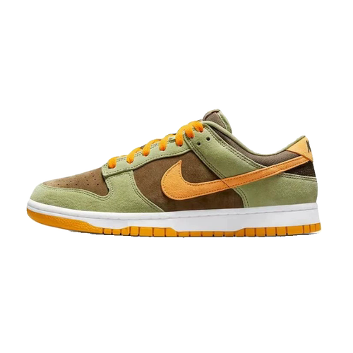 Nike Dunk Low 男女同款 耐克 绒面革 低帮 板鞋 绿棕 DH5360-300 - 图3