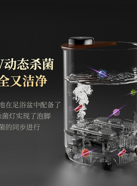 泰昌实木恒温电动按摩过膝足浴盆